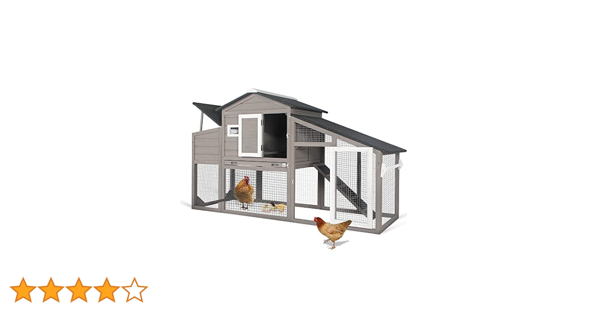 鳥屋 Amazon.co.jp: Ketive 69インチ 鶏小屋 大型木製鶏トラクター